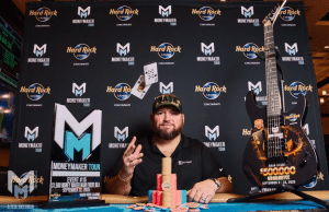 Shane Bissinger คว้าแชมป์การแข่งขัน Moneymaker Tour ครั้งที่สองพร้อมรางวัลพิเศษกีตาร์ Hard Rock Casino